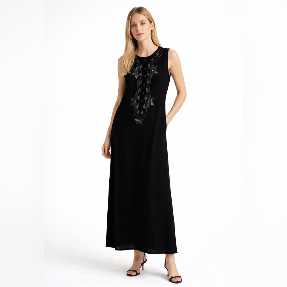 Carole Little Vintage 90s Little Black Dress